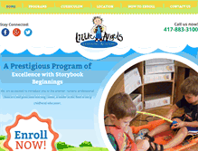Tablet Screenshot of littleangelslearningacademy.com